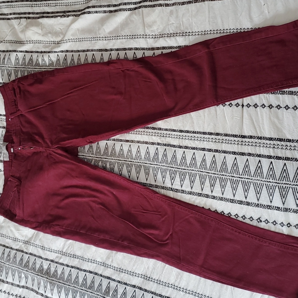 Maroon Jeggings